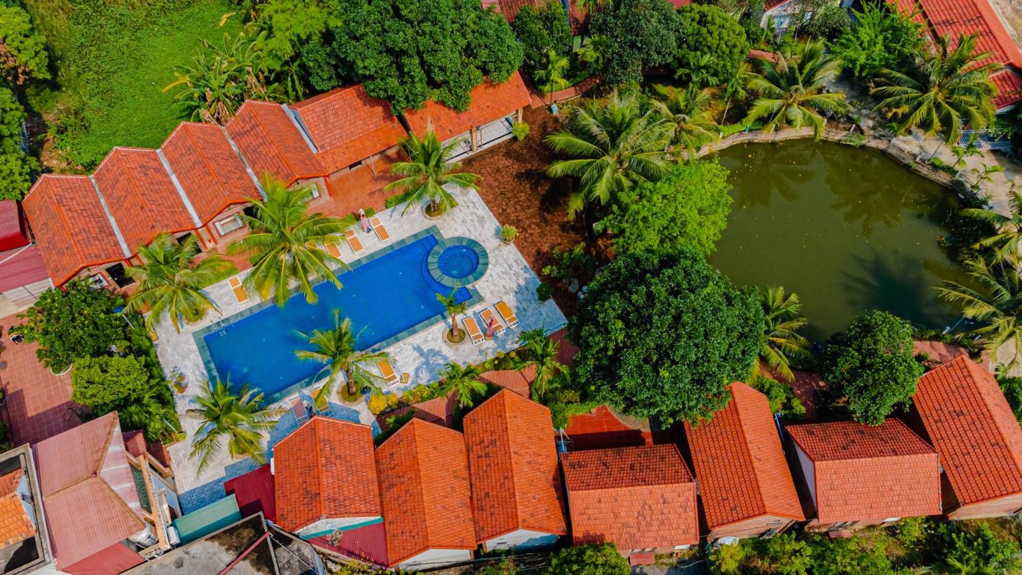 Tam Coc Green Garden Bungalow Ninh Binh Exterior photo