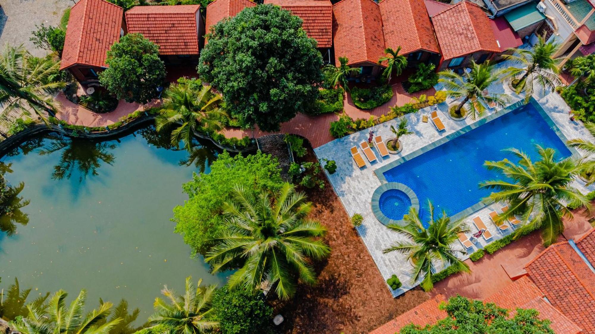 Tam Coc Green Garden Bungalow Ninh Binh Exterior photo