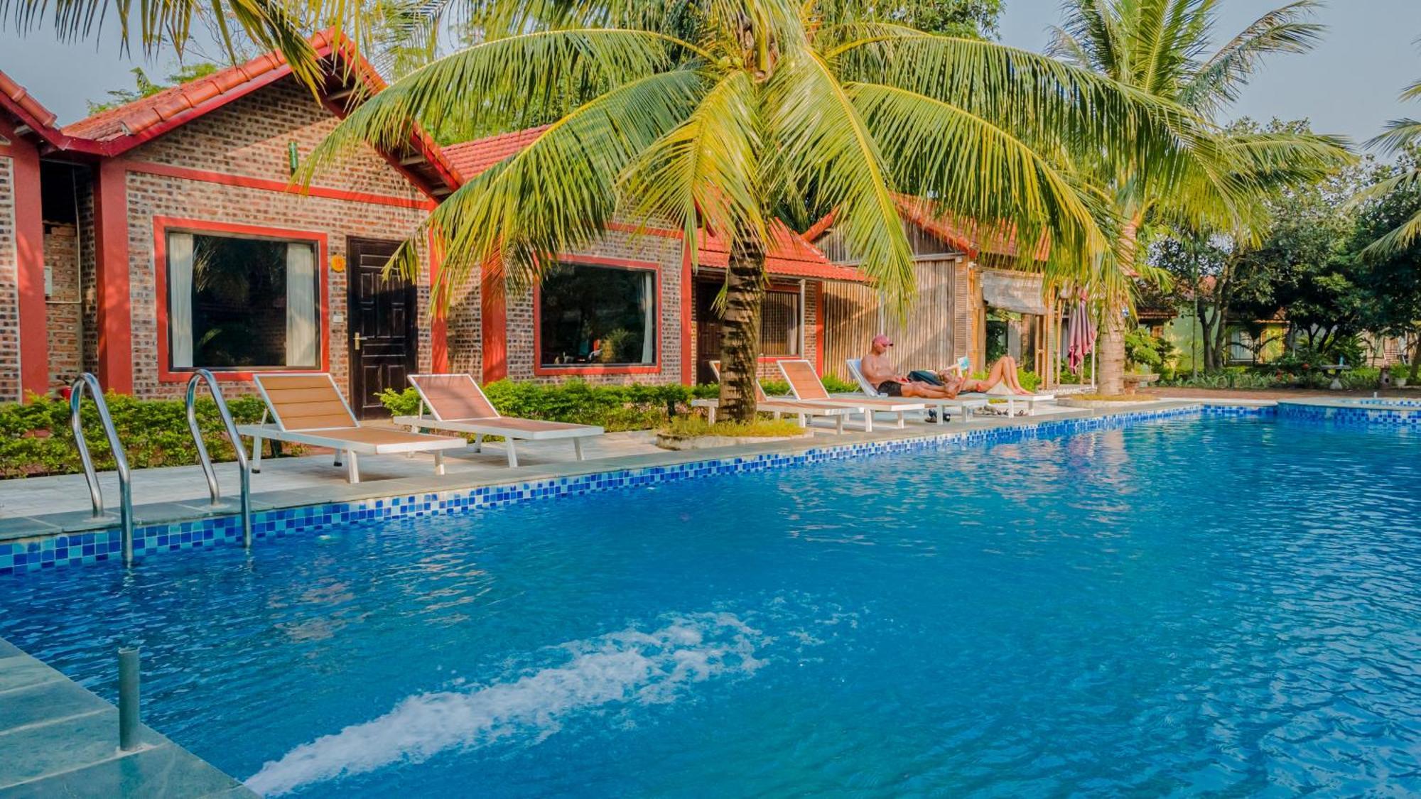 Tam Coc Green Garden Bungalow Ninh Binh Exterior photo