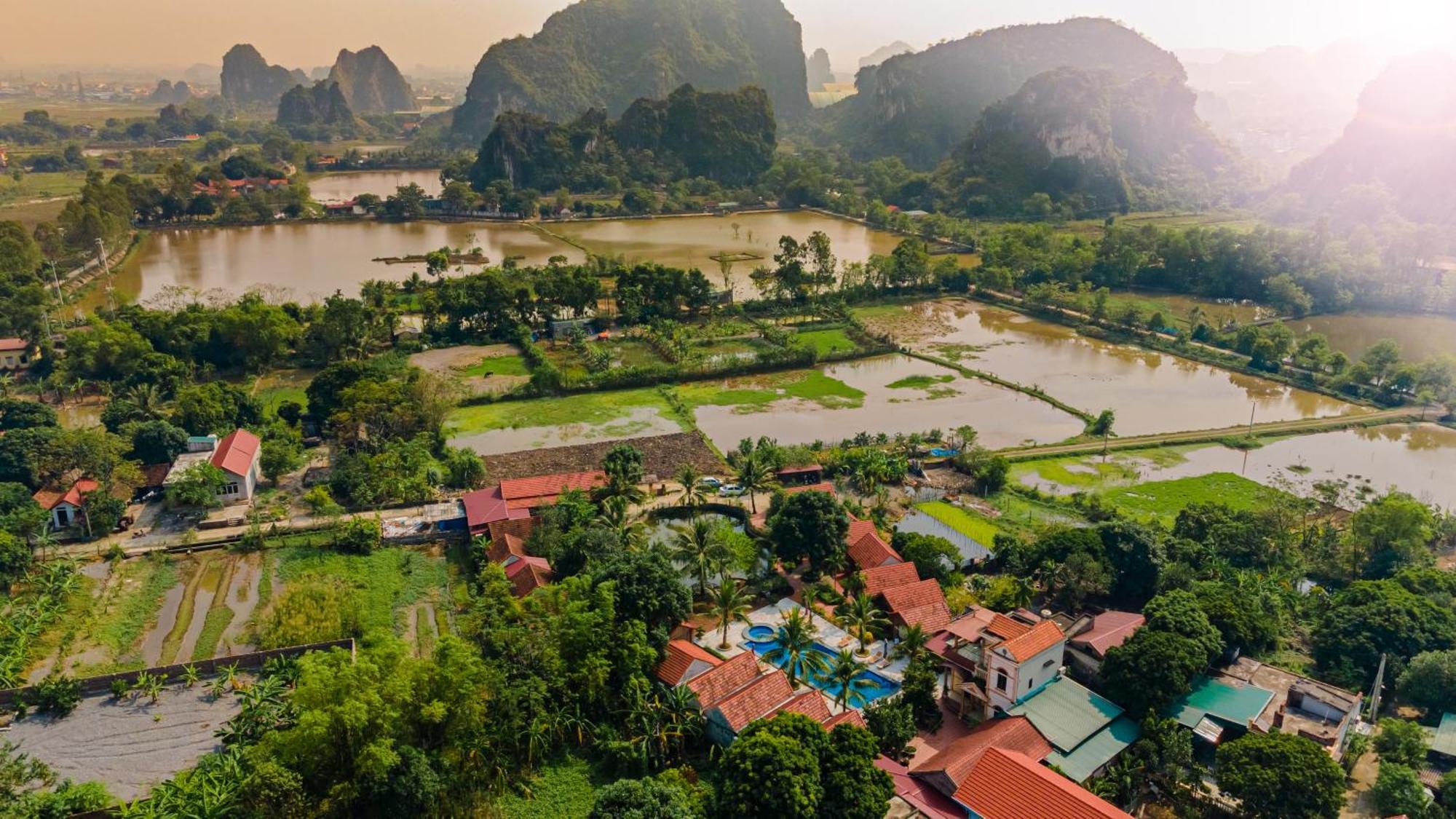 Tam Coc Green Garden Bungalow Ninh Binh Exterior photo